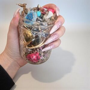 Vintage like Mix Gold and Silver Earring Set matching